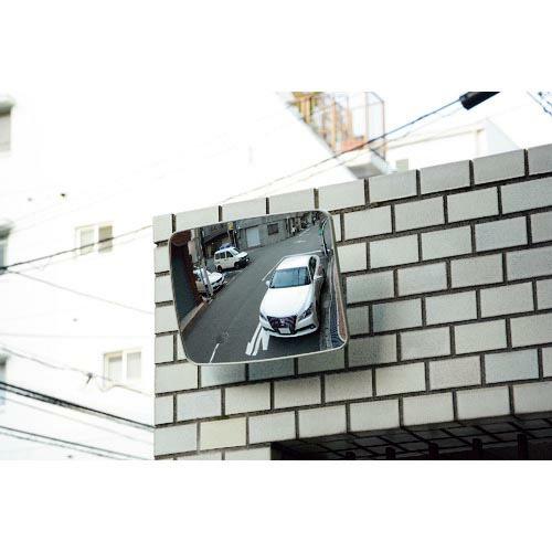 光 ガレージミラー角型400mm×300mmグレー ( GMHG-431 ) (株)光
