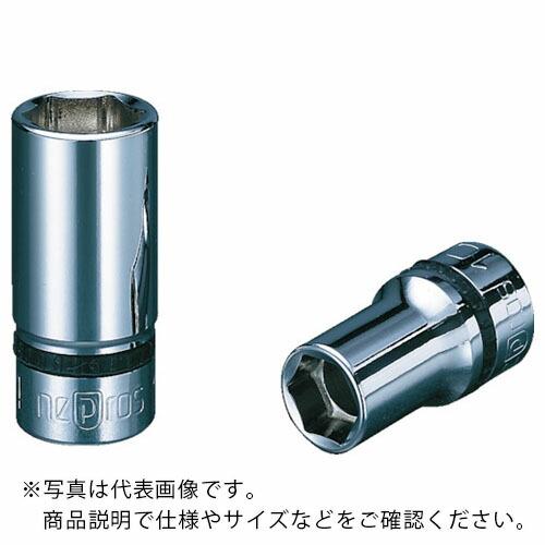 nepros 9.5sq.セミディープソケット(六角) 対辺寸法5.5mm 差込角9.5mm 全長3...