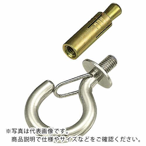 水本 ステンレスボルトフック(ブネジ)(カットアンカー付)フックの長さ40mm  ( EHB-6W ...