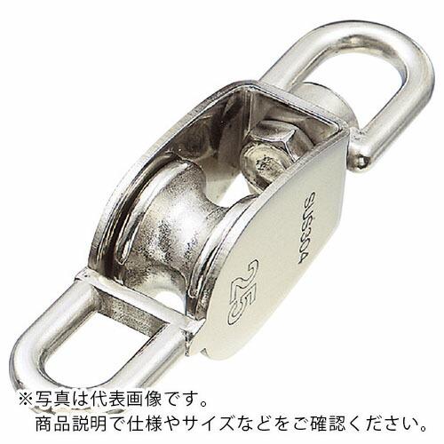 水本 滑車 ステンレス 豆ブロックベケ付 参考使用荷重70kgf ( A-1267 ) (株)水本機...