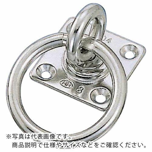 水本 ステンレス 回転丸カンプレート 丸カン内径30mm 35mm×35mm ( A-081 ) (...