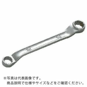 KTC 45°×6°ショートめがねレンチ 対辺寸法11×13mm ( M5S-1113-F ) 京都機械工具(株) (メーカー取寄)｜orangetool