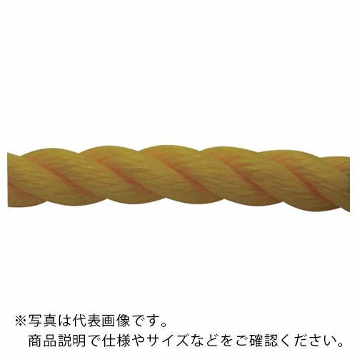 ユタカメイク ロープ PEロープ巻物 9φ×200m イエロー ( PE-50 ) (株)ユタカメイ...