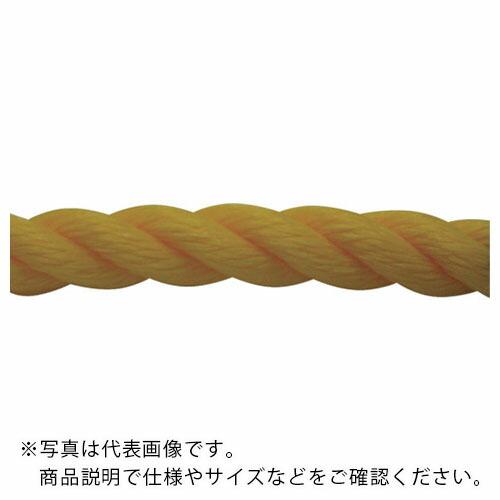 ユタカメイク ロープ PEロープ巻物 12φ×200m イエロー ( PE-60 ) (株)ユタカメ...