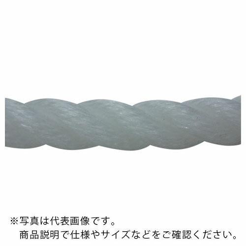 ユタカメイク ロープ PEロープ巻物 12φ×200m ホワイト ( PE-67 ) (株)ユタカメ...