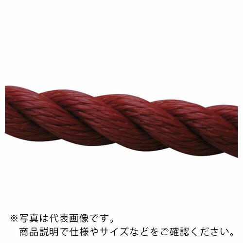 ユタカメイク ロープ PEロープ巻物 12φ×200m レッド ( PE-61 ) (株)ユタカメイ...