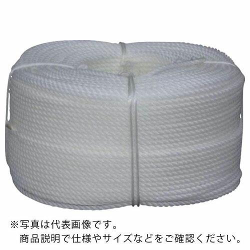 ユタカメイク ロープ PEロープ巻物 4φ×200m ホワイト ( PE-87 ) (株)ユタカメイ...