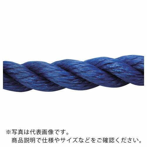ユタカメイク ロープ PEロープ巻物 12φ×200m ブルー ( PE-62 ) (株)ユタカメイ...