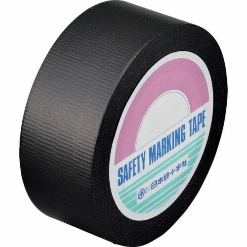 緑十字 マット固定用テープ 黒 MAK-50 50mm幅×50m 手切り可能タイプ PE ( 262...
