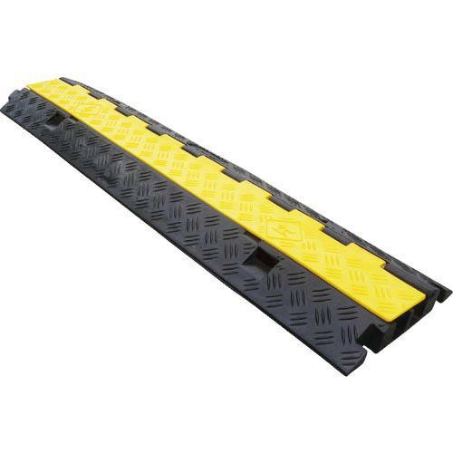 【SALE価格】緑十字 ケーブルプロテクター 2系統タイプ/本体 ケーブルガード2B 250×100...