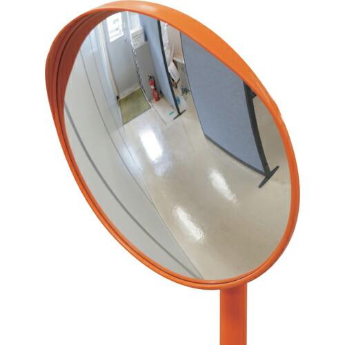 緑十字 小型カーブミラー(丸型1面鏡) 丸S30 300mmΦ 埋込用ポール付 アクリル製 ( 27...