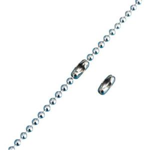 緑十字 ボールチェーン用コネクター 金具03-S 2.3mmΦ用 100個組 ステンレス製 ( 137031 ) (株)日本緑十字社｜orangetool