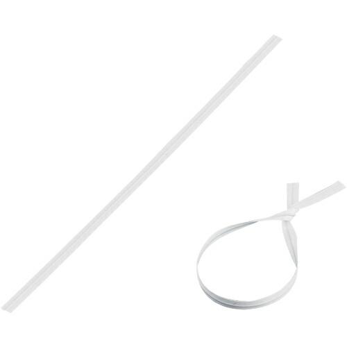 緑十字 ビニールタイ 白 金具37(白) 4mm幅×150mm 100本組 エンビ+鉄線 ( 137...