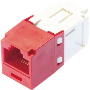 PANDUIT カテゴリ6モジュラージャック 赤 ( CJ688TGRD )｜orangetool