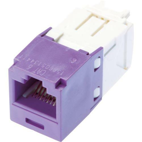 PANDUIT カテゴリ6モジュラージャック 紫 ( CJ688TGVL )