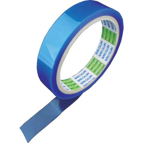 日東 耐熱性めっきマスキング用ポリエステル粘着テープ No.336 1MIL×25mm×33m 青 ...