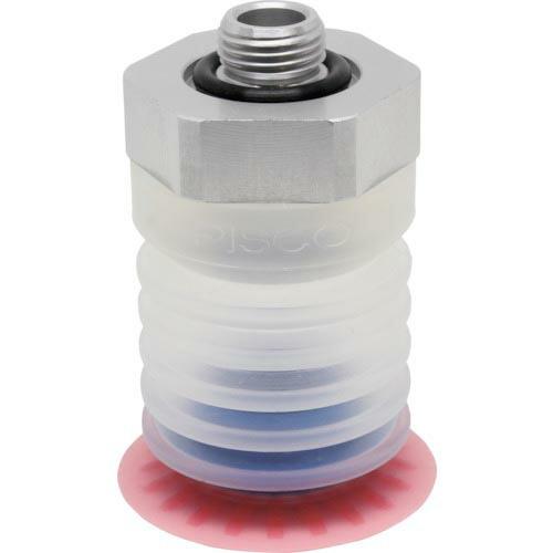 PISCO 包装袋用真空パッド直付型20度5段G1/8球面型 ( VPE30PBS25-G1-FS ...