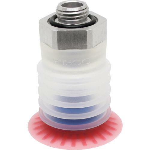 PISCO 包装袋用真空パッド直付型20度5段G1/4平面型 ( VPE40PBS25-G2-FF ...