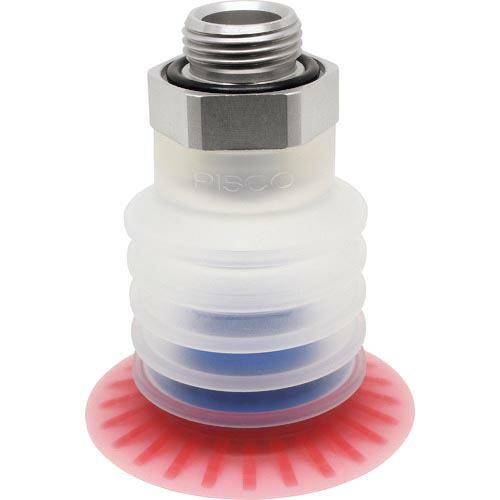 PISCO 包装袋用真空パッド直付型20度5段G3/8平面型 ( VPE50PBS25-G3-FF ...