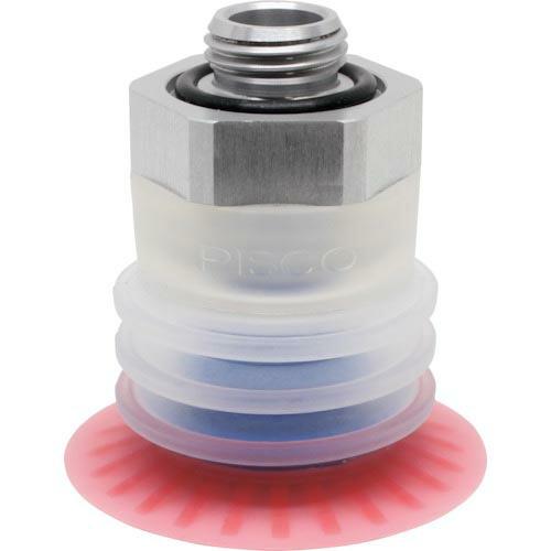 PISCO 包装袋用真空パッド直付型20度3段G1/4球面型 ( VPE40PBS23-G2-FS ...