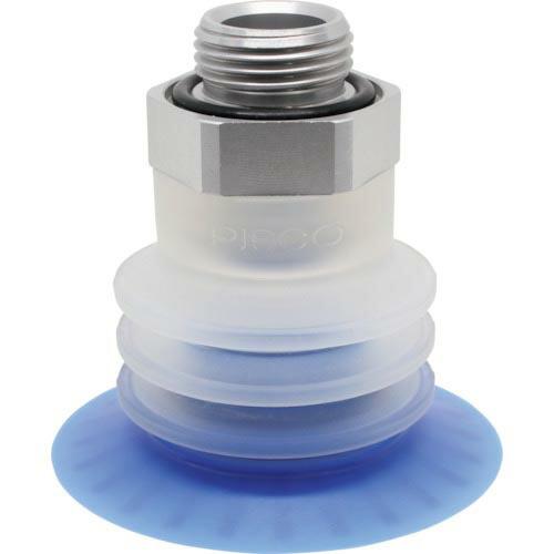 PISCO 包装袋用真空パッド直付型40度3段G3/8平面型 ( VPE50PBS43-G3-FF ...