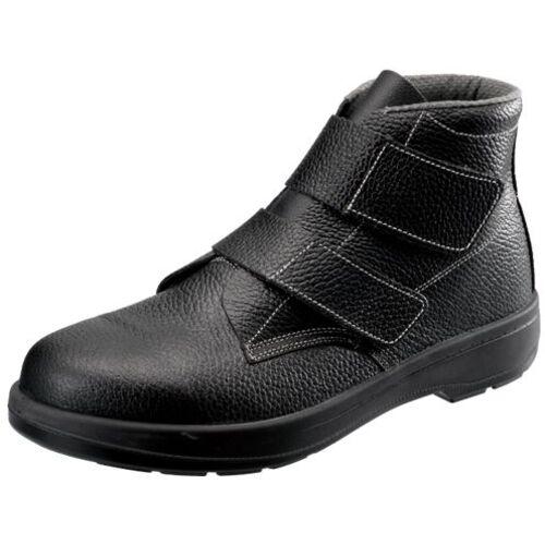 シモン 安全靴 中編上 マジックテープ ウレタン2層底 AW28 26.0cm ( AW28BK-2...