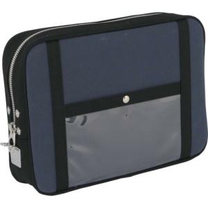 SANEI 帆布メール用ポーチ(LL)馬蹄錠金具付 紺 ( PLL-U-03 ) 三栄産業(株)｜orangetool