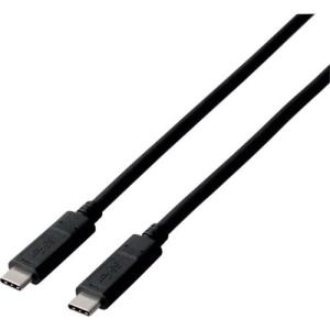 エレコム USB3.1ケーブル(C-C、PD対応) 1.0m ブラック ( MPA-CC13A10NBK )｜orangetool