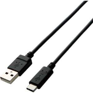 エレコム USB2.0ケーブル(A-C) 1.0m ブラック ( TB-AC10NBK )｜orangetool