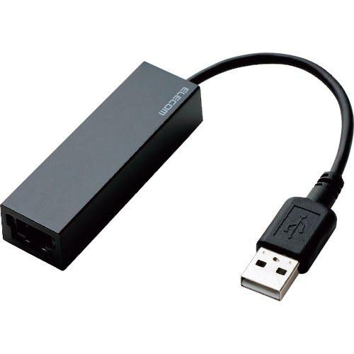 エレコム USB2.0 LANアダプター Type-A ブラック ( EDC-FUA2-B ) エレ...