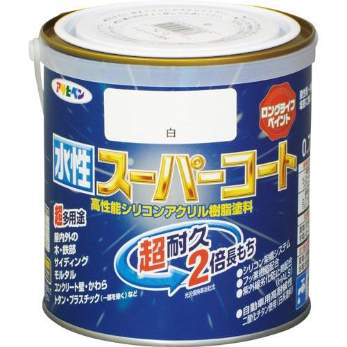 アサヒペン 水性スーパーコート 0.7L 白 ( 414212 ) (株)アサヒペン