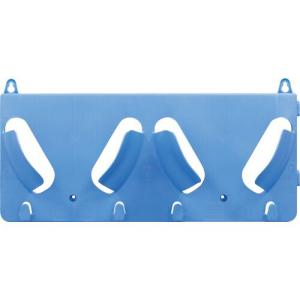 タニザワ ヘルメットラック ST# エコラック 2個掛け用(ブルー)    ( 822N ) (株)谷沢製作所｜orangetool