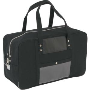 SANEI 帆布メール用ボストン(L)馬蹄錠金具付 黒 ( BTL-U-01 ) 三栄産業(株)｜orangetool