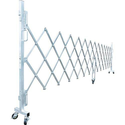 PiCa バリケードフェンス 簡易アルミキャスターゲート シルバー 全幅5141mm ( GTO-5...