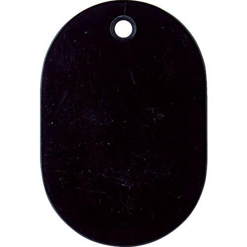 【SALE価格】TRUSCO 小判札 大 60X40mm 5枚入 黒 ( THFL-BK )