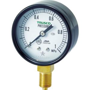 TRUSCO JIS汎用圧力計A型60φ ( TPG60-1.0 ) トラスコ中山(株)｜orangetool