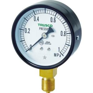 【SALE価格】TRUSCO JIS汎用圧力計A型75φ ( TPG75-1.0 ) トラスコ中山(株)｜orangetool