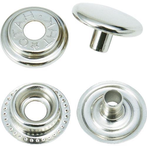 【SALE価格】TRUSCO ハトメボタン ニッケルメッキ 15mm 10組入り ( P-THB15...