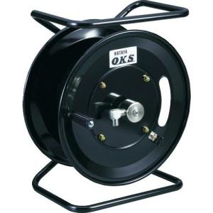 OKS 高圧ホースリール 耐圧20.5MPa 手動巻移動スタンド型(ホースなし) ( HSP-12MS ) (株)ハタヤリミテッド｜orangetool