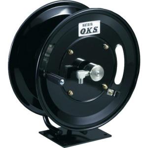 OKS 高圧ホースリール 耐圧20.5MPa 手動巻 固定据置き型(ホースなし) ( HSP-12MB ) (株)ハタヤリミテッド｜orangetool