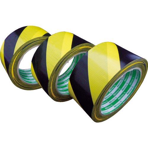 日東エルマテ プリント養生テープ P-YB 50mm×25m 黄/黒 ( P-YB50 ) 日東エル...