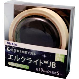日東エルマテ 中輝度蓄光テープ JIS-JB級 0.25mm×19mm×5m グリーン ( NB-1906B ) 日東エルマテリアル(株)｜orangetool