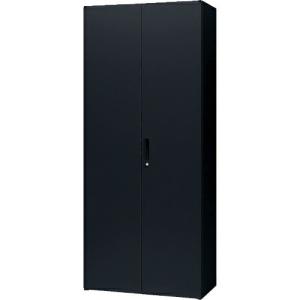 ナイキ 収納庫 CW型 両開き書庫 899×450×2100 ブラック ( CW-0921K-BB ) (株)ナイキ (メーカー取寄)｜orangetool