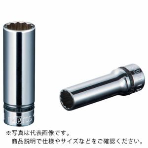 ネプロス インチ 9.5sq.ディープソケット(十二角) 対辺寸法11/32inch 全長55mm ( NB3L-11/32W ) 京都機械工具(株)｜orangetool