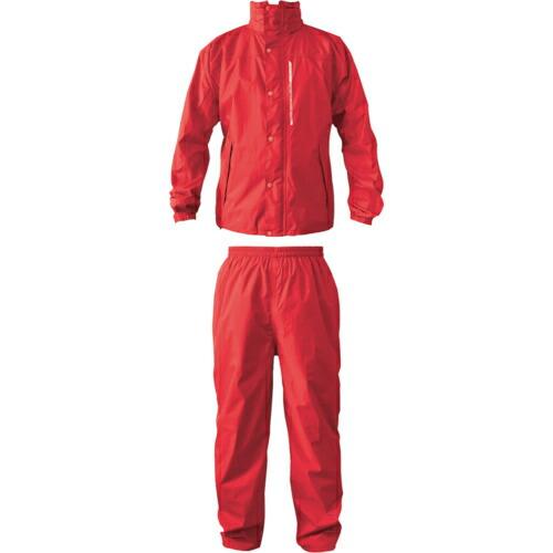 カジメイク ブリザテックレインスーツ レッド M ( 7740-44-M )