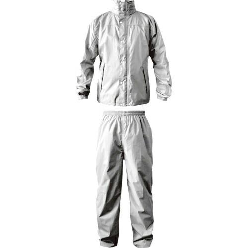 カジメイク ブリザテックレインスーツ シルバー L ( 7740-71-L )