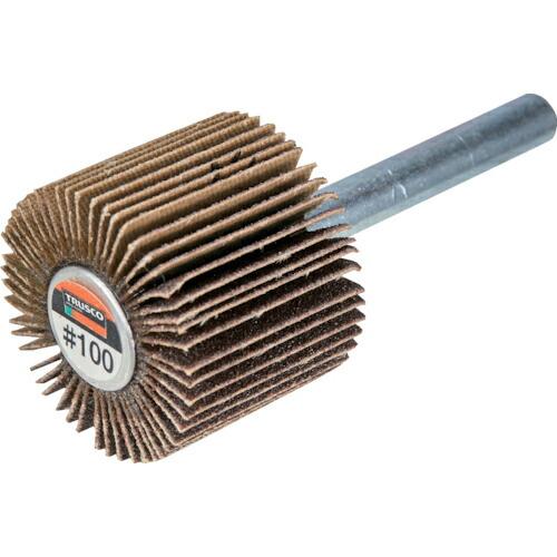 TRUSCO フラップホイール 外径60X幅15X軸径6 (5個入) #100 100# ( UF6...