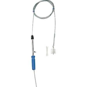 SANEI 排水管掃除用パーツ パイプクリーナー(30mm径ブラシ付) 長さ3m ( PR802-3 ) SANEI(株)｜orangetool