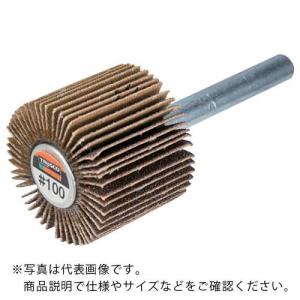 TRUSCO フラップホイール 外径100X幅25X軸径6 (5個入) #240 240# ( UF1025 #240 (5コイリ) ) トラスコ中山(株)｜orangetool