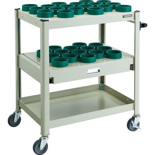 TRUSCO TCW型ツーリングワゴン HSK100A BT50 NT50 33個 スライド棚付 N...